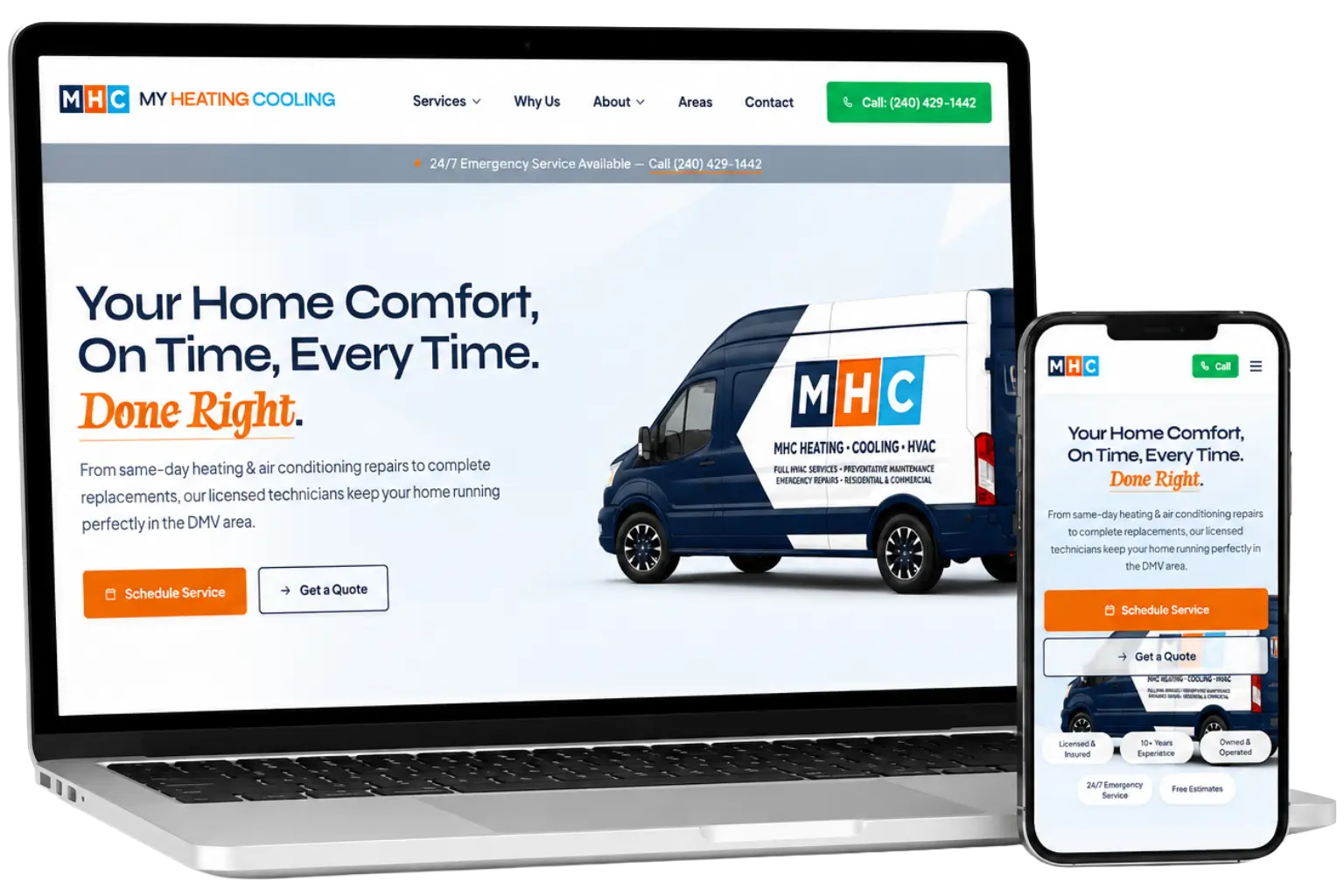 Building a Website for the 9pm Emergency Call: The My Heating and Cooling Project